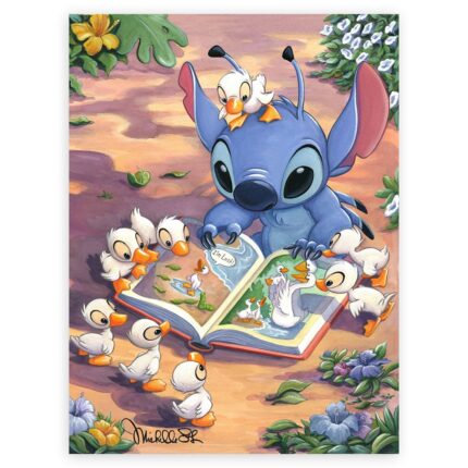 Stitch ''Finding Family'' Gicle by Michelle St.Laurent Limited Edition Official shopDisney