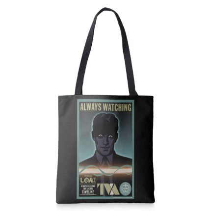 TVA Agent Always Watching Tote Bag Loki Customized Official shopDisney