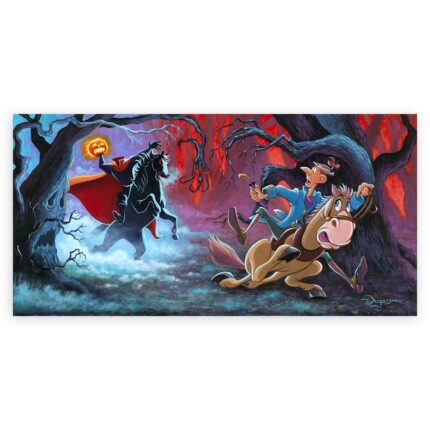 The Adventures of Ichabod and Mr. Toad ''The Witching Hour'' Gicle by Tim Rogerson Limited Edition Official shopDisney