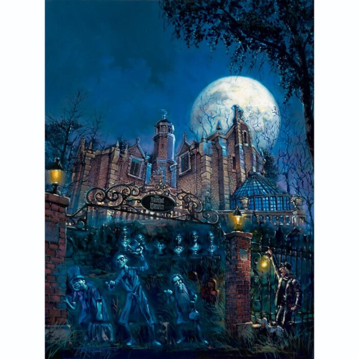 The Haunted Mansion ''Haunted Mansion'' by Rodel Gonzalez Canvas Artwork Limited Edition Official shopDisney