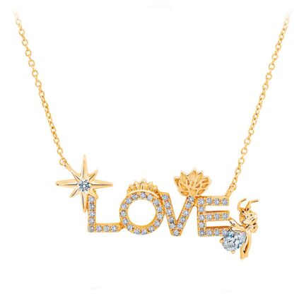 The Princess and the Frog ''Love'' Necklace by CRISLU Official shopDisney