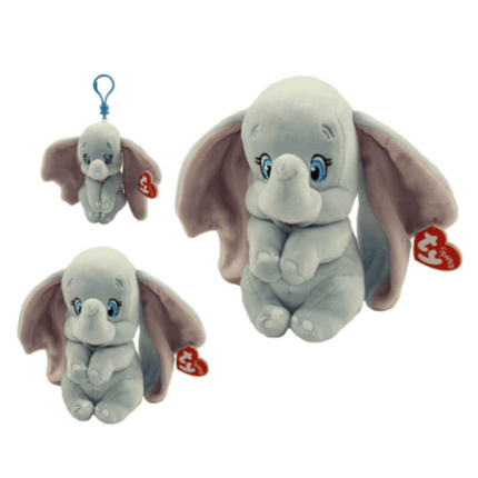 Ty Beanies Babies- Disney Dumbo The Elephant Set of 3 Animal Plush