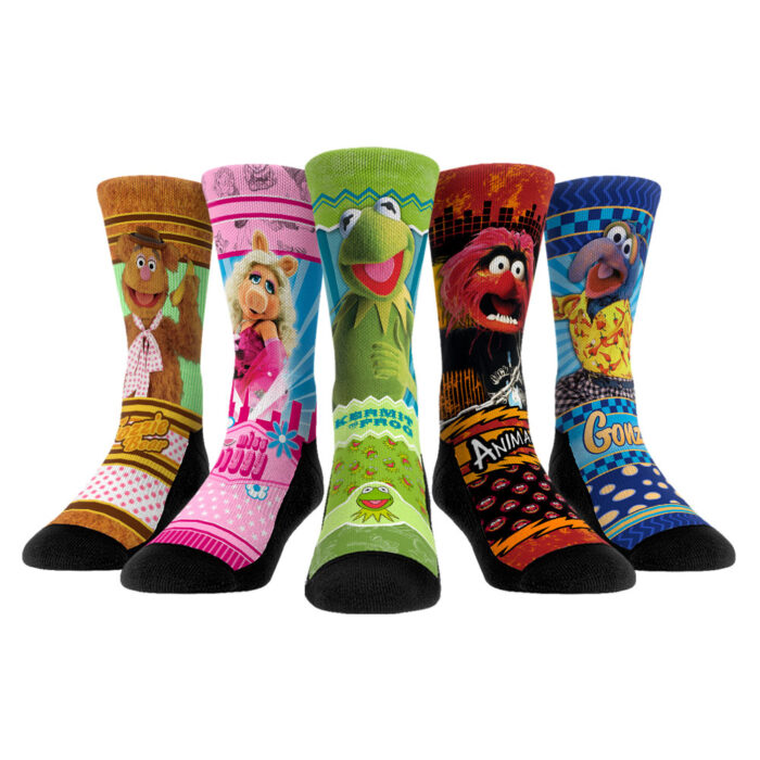 Unisex Rock Em Socks The Muppets Five-Pack Crew Socks Set