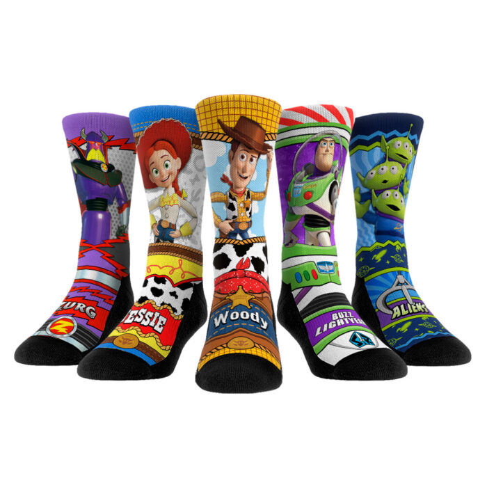 Unisex Rock Em Socks Toy Story Five-Pack Crew Socks Set