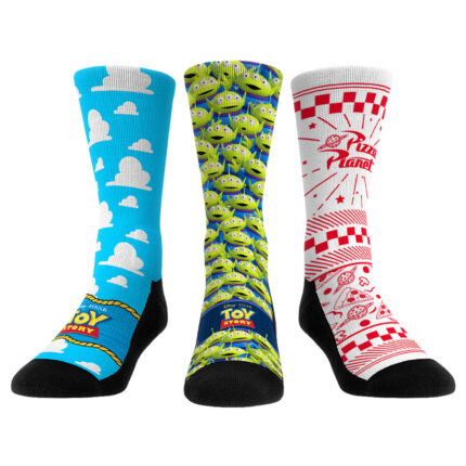 Unisex Rock Em Socks Toy Story Three-Pack Crew Socks Set