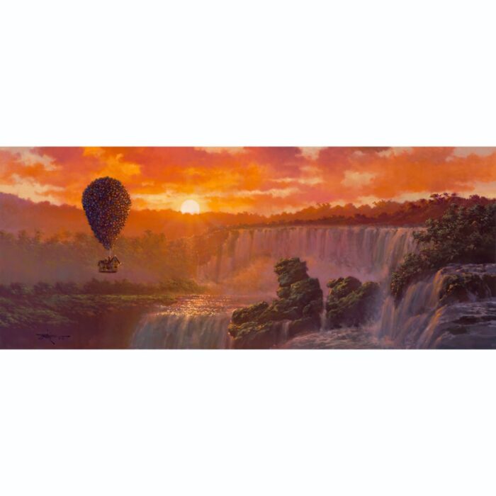 Up ''A World of Adventure'' by Rodel Gonzalez Canvas Artwork Limited Edition Official shopDisney