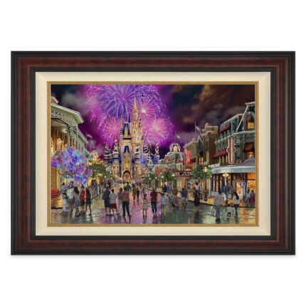 ''Walt Disney World 50th Anniversary'' Framed Limited Edition Canvas by Thomas Kinkade Studios