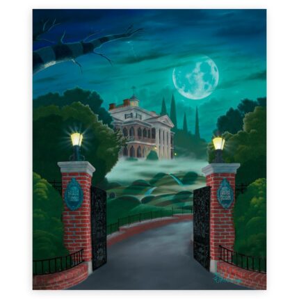 ''Welcome to The Haunted Mansion'' Signed Gicle by Michael Provenza Limited Edition Official shopDisney
