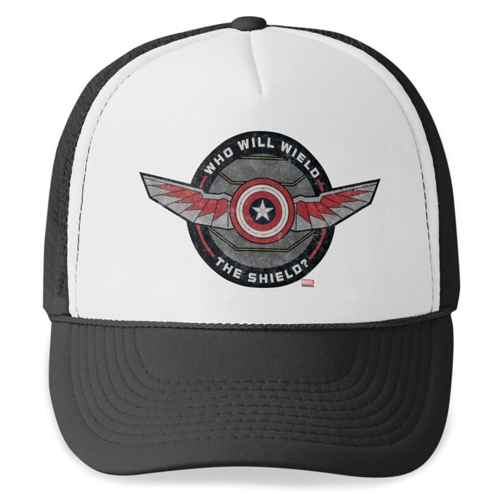 ''Who Will Wield the Shield?'' Trucker Hat The Falcon and The Winter Soldier Customized Official shopDisney