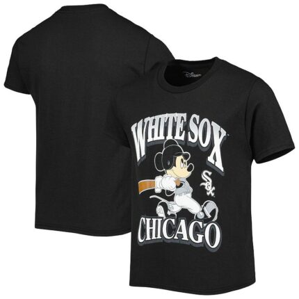 Youth Black Chicago White Sox Disney Game Day T-Shirt, Boy's, Size: YTH Medium
