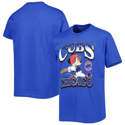 Youth Royal Chicago Cubs Disney Game Day T-Shirt, Boy's, Size: YTH Large, Blue