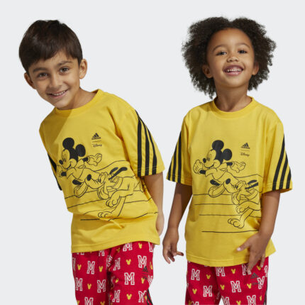 adidas Disney Mickey Mouse Tee Bold Gold S Kids