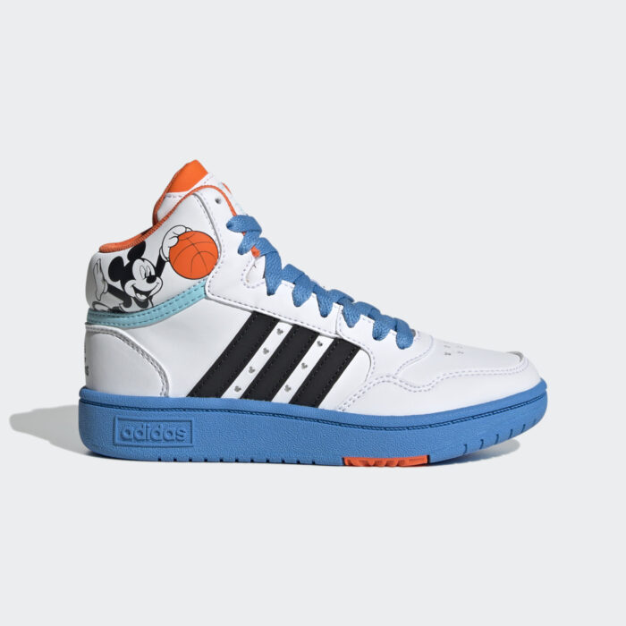 adidas Mickey Mid Hoops Shoes Cloud White 1 Kids