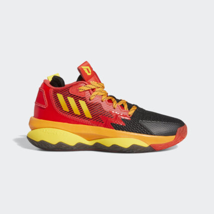 adidas Super Dame 8 Basketball Shoes Red 4 Kids
