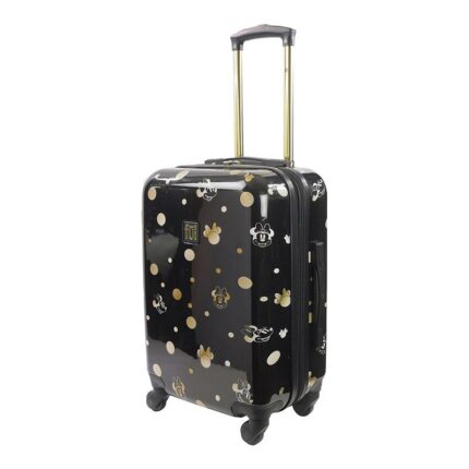 ful Disney's Minnie Mouse 21-Inch Carry-On Hardside Spinner Luggage, Black, 21 Carryon
