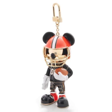 BaubleBar Cleveland Browns Disney Mickey Mouse Keychain, Black