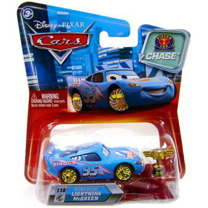 Disney / Pixar Cars Series 2 Piston Cup Bling Bling Lightning McQueen (with Trophy) Diecast Car