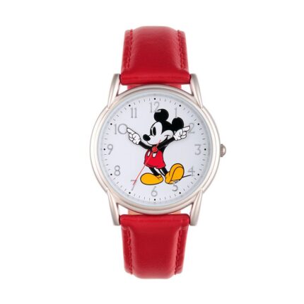 Disney's Mickey Mouse Women's Red Classic Watch, Size: Medium
