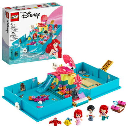 LEGO Disney Ariel s Storybook Adventures 43176 Little Mermaid Building Kit (105 Pieces)
