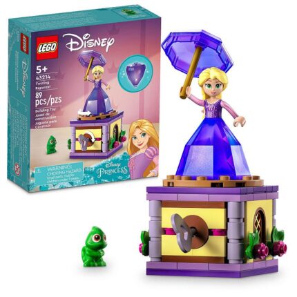 LEGO Disney Twirling Rapunzel 43214 Building Toy Set, Multicolor