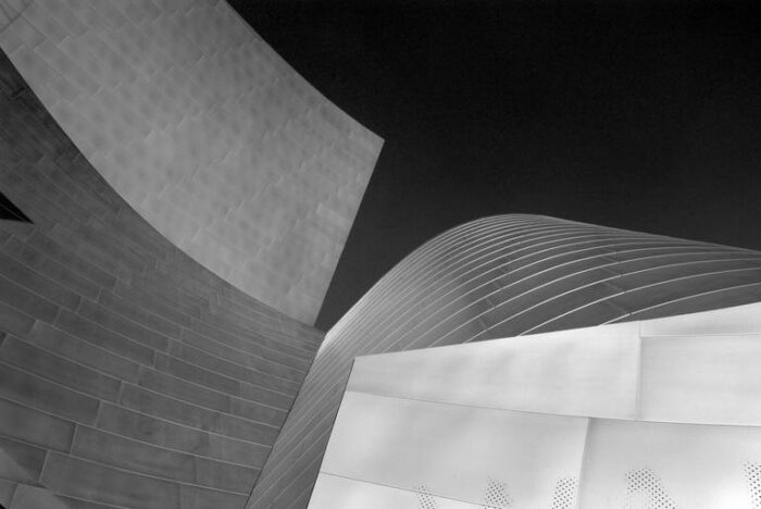 Original Architecture Photography by Douglas Williams | Abstract Art on Paper | Disney Concert Hall, LA - Limited Edition 1 of 10