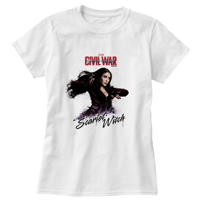 Scarlet Witch Tee For Women Captain America: Civil War Customizable Official shopDisney