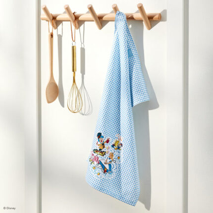Vera Bradley Disney Dish Towel in Disney Alice in Wonderland Blue/Green